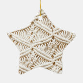 Macrame Keramik Ornament (Vorne)