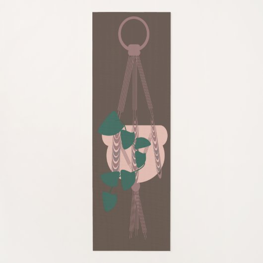 Macrame Pflanze Hanger Planter Pots Greenerie Yogamatte (Vorderseite)