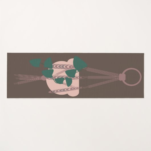 Macrame Pflanze Hanger Planter Pots Greenerie Yogamatte (Vorderseite (Horizontal))