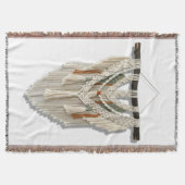 Macrame Throw Blanket Decke (Vorderseite)