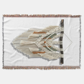 Macrame Throw Blanket Decke
