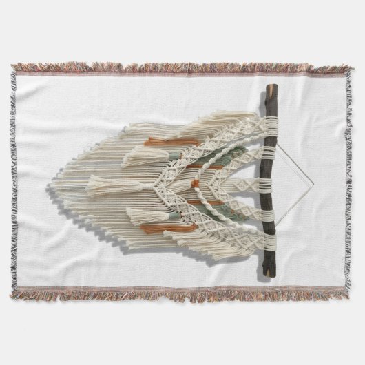Macrame Throw Blanket Decke (Vorderseite)