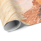 Macro. Abstract art. Expressive embossed pasty oil Geschenkpapier (Rolleneckpunkt)