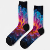 Macro Aurora Bloom Socken (Linkes Detail)