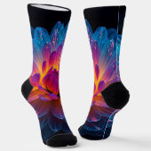 Macro Aurora Bloom Socken (Gewinkelt)