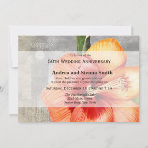 Macro Blume Tiger Lily Einladung