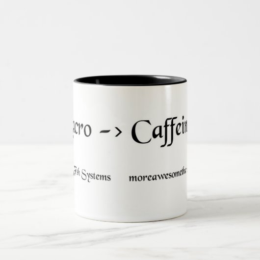 Macro->Caffeinate Tasse - besonders angefertigt (Mittel)