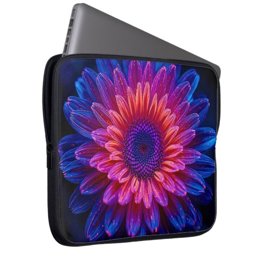 Macro Crystalline Cascade 15 inch Laptopschutzhülle (Vorne Rechts)