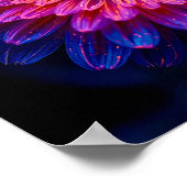 Macro Crystalline Cascade Poster (Ecke)