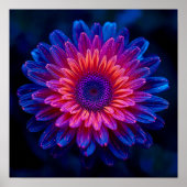 Macro Crystalline Cascade Poster (Vorne)