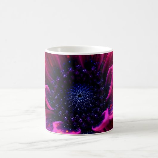Macro Fuchsia Nebula Kaffeetasse (Mittel)