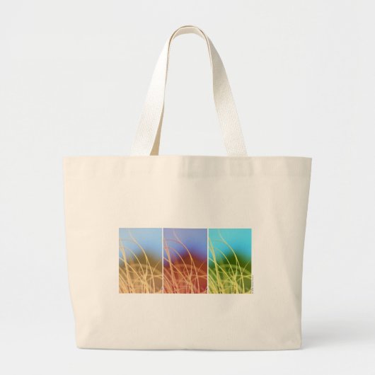 Macro Grass Trio Jumbo Stoffbeutel (Vorne)
