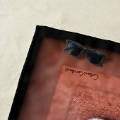 Macro Photograph of Snail on Terracotta Strandtuch (Beispiel)