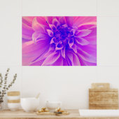 Macro Pink Flower Poster (Küche)