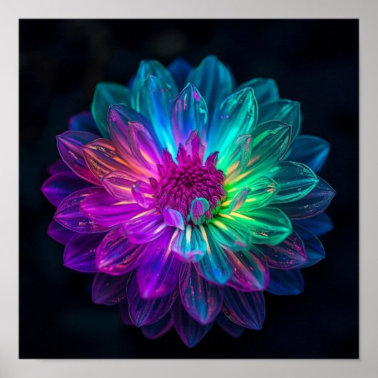 Macro Prism Petals Poster (Vorne)