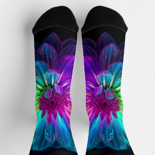 Macro Prism Petals Socken (Oben)