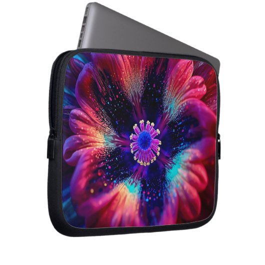 Macro Radiant Riot 10 inch Laptopschutzhülle (Vorne Rechts)