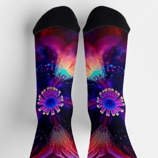 Macro Radiant Riot Socken (Oben)