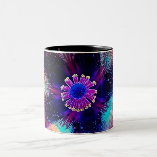 Macro Radiant Riot Zweifarbige Tasse (Mittel)