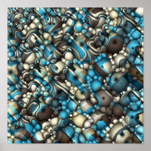 Macro Shapes Abstract Poster (Vorne)