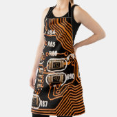 macro shot of circuitboard,cables,capacitors,card, schürze (InSitu)