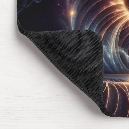 Macro Shot of Eye Space Galaxy Digital Mousepad (Ecke)