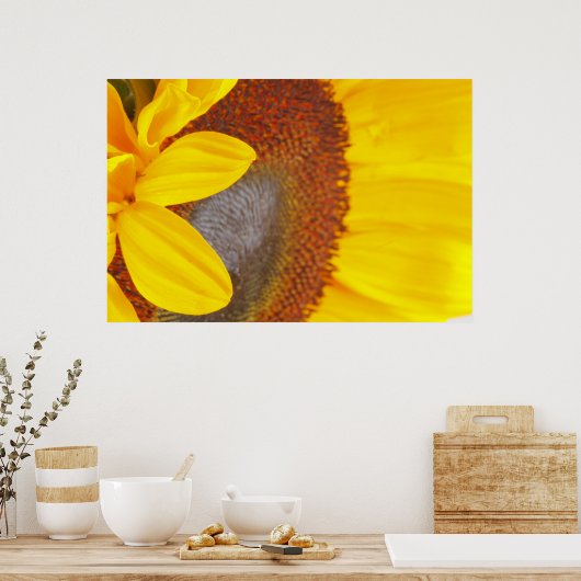 Macro Sunflower Poster (Küche)