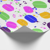 Macron Confetti Wrapping Paper Geschenkpapier (Ecke)