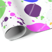 Macron Confetti Wrapping Paper Geschenkpapier (Rolleneckpunkt)