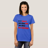 Macron = Europa = Mondialisierung - Blue Women T T-Shirt (Vorne ganz)