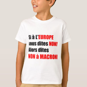 MACRON = Mondialisation T - Shirt blanc Enfant