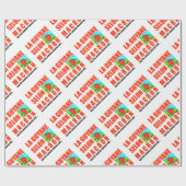 Macron sagt, Französisch ist eine Insel Geschenkpapier (Flach)