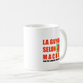 Macron sagt, Französisch ist eine Insel Kaffeetasse (VorderseiteRechts)