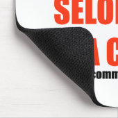 Macron sagt, Französisch ist eine Insel Mousepad (Ecke)