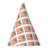 Macron sagt, Französisch ist eine Insel Partyhütchen (Rechts)