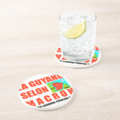 Macron sagt, Französisch ist eine Insel Untersetzer (Seite)