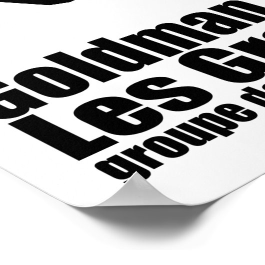 MACRON-Wahlen 2017-Poster Poster (Ecke)