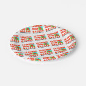 Macron zufolge ist Französisch eine Insel Pappteller (Schrägansicht)