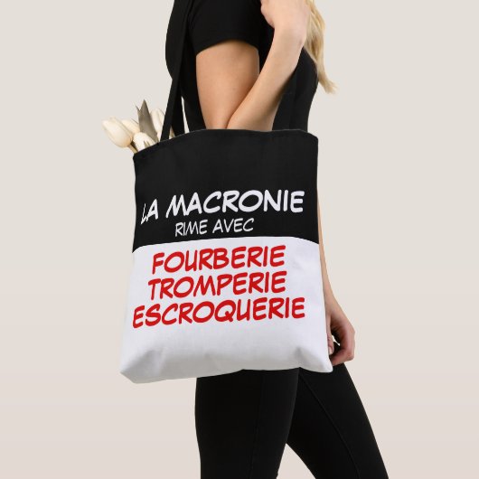 Macronie Fourberie Tromperie Escroquerie TB Tasche (Von Nahem)