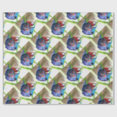 Macropodus Opercularis Aquarium Fisch Geschenkpapier (Flach)