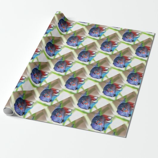 Macropodus Opercularis Aquarium Fisch Geschenkpapier (Ungerollt)