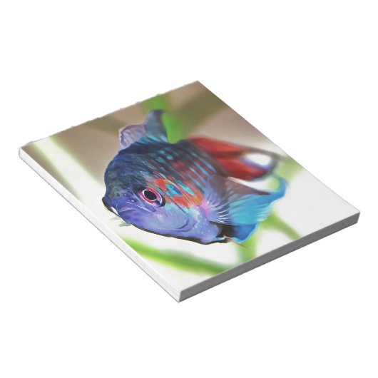 Macropodus Opercularis Aquarium Fisch Notizblock (angewinkelt)