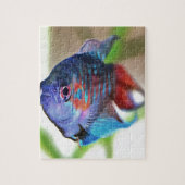 Macropodus Opercularis Aquarium Fisch Puzzle (Vertikal)
