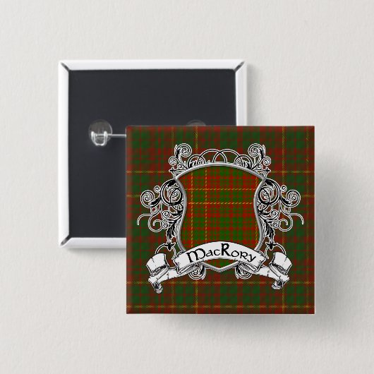MacRory Tartan-Schild Button (Vorne & Hinten)