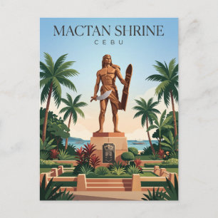 Mactan-Schrein Philippinen Postkarte