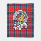 MacTavish Clan Abzeichen Tartan Kariert Fleecedecke (Vorderseite)
