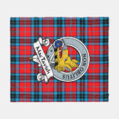 MacTavish Clan Abzeichen Tartan Kariert Fleecedecke (Vorderseite (Horizontal))