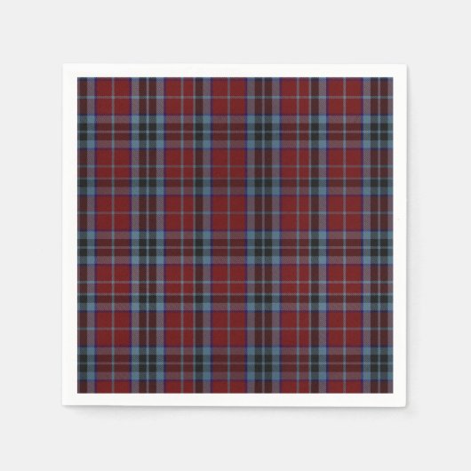 MacTavish Clan Tartan Kariert Paper Napkins Serviette (Vorderseite)