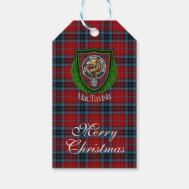 MacTavish Scottish Clan Tartan & Crest Geschenkanhänger