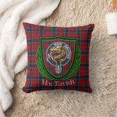 MacTavish Scottish Clan Tartan & Crest Kissen (Decke)